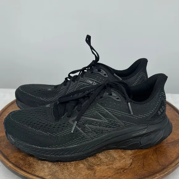 New Balance Shoes Mens 9 Wm 10.5 B Fresh Foam X 860 Black Running Sneakers Black