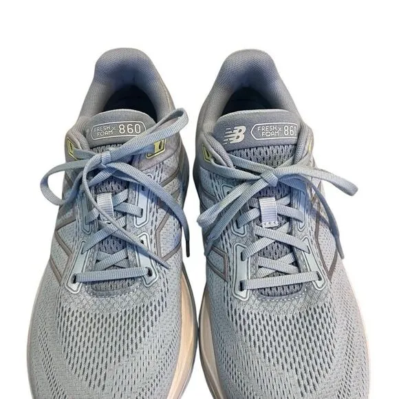 New Balance Shoes Womens Size 11 Fresh Foam 860 Running Sneakers Light Blue