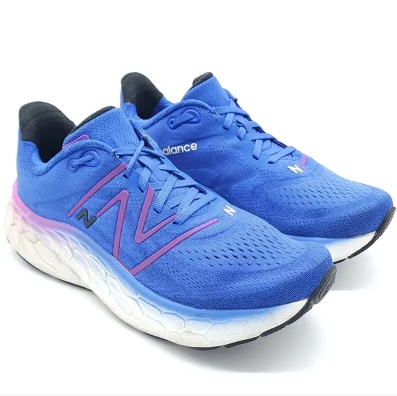 New Balance Women's Fresh Foam X More v4 Running Shoes Blue Size 10.5 MMORCH4