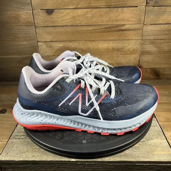 New Balance Womens Size 11B Dynasoft Nitrel V5 Blue Running Shoes Lace Up