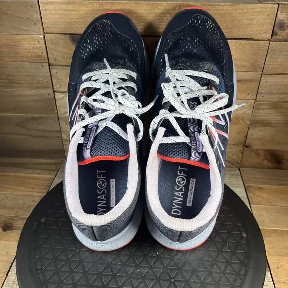 New Balance Womens Size 11B Dynasoft Nitrel V5 Blue Running Shoes Lace Up
