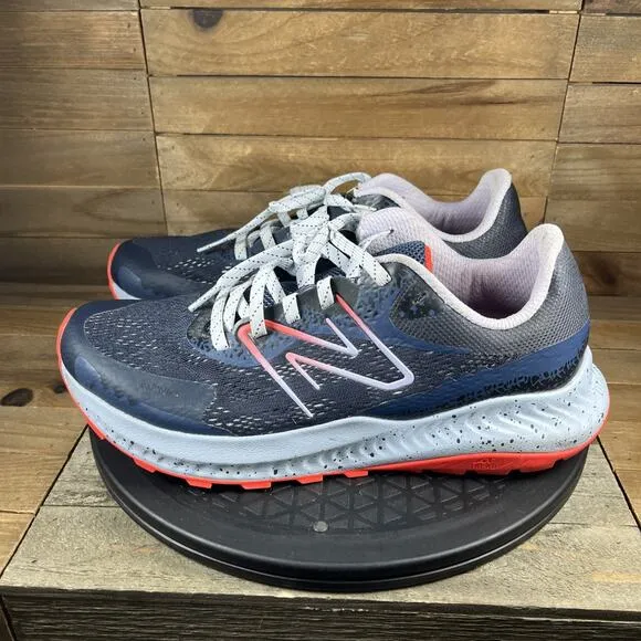 New Balance Womens Size 11B Dynasoft Nitrel V5 Blue Running Shoes Lace Up