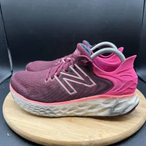 New Balance Women's Size 9.5 Fresh Foam 1080G Garnet/Pink Glo Shoes Sneakers