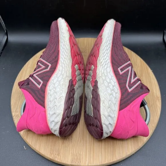 New Balance Women's Size 9.5 Fresh Foam 1080G Garnet/Pink Glo Shoes Sneakers