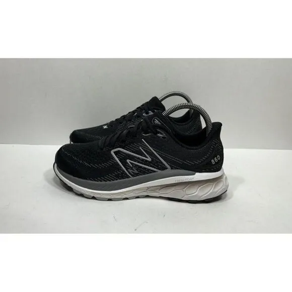 New Balance Fresh Foam X 860v13 Shoes Womens 7.5 Wide Black White Road Running
