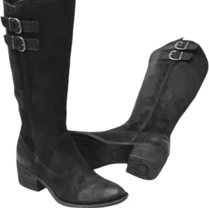 NEW Born knee length block heels shoes boots