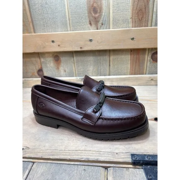NEW Dexter Penny Loafers Womens Chestnut Brown Slip On Leather Shoes 9.5H USA