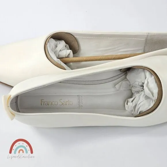 New! Franco Sarto Vana Leather Ballet Flat