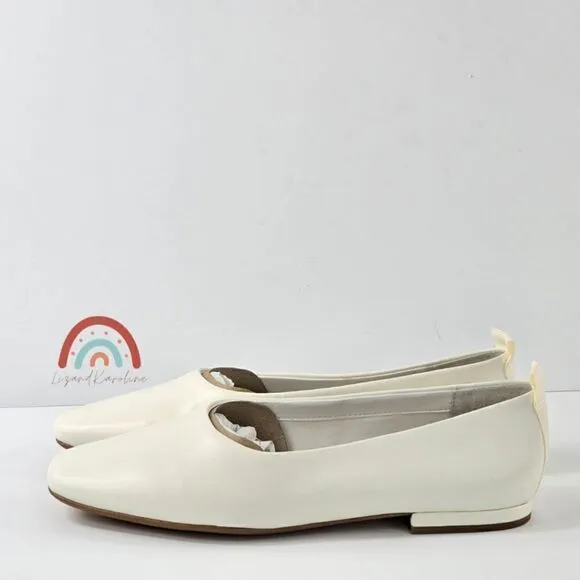 New! Franco Sarto Vana Leather Ballet Flat