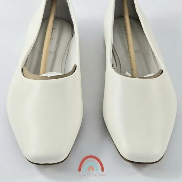 New! Franco Sarto Vana Leather Ballet Flat