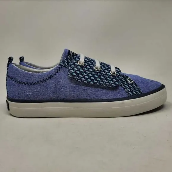New kids 12 Sperry x Vineyard Vines Crest vibe Jr chambray shoes