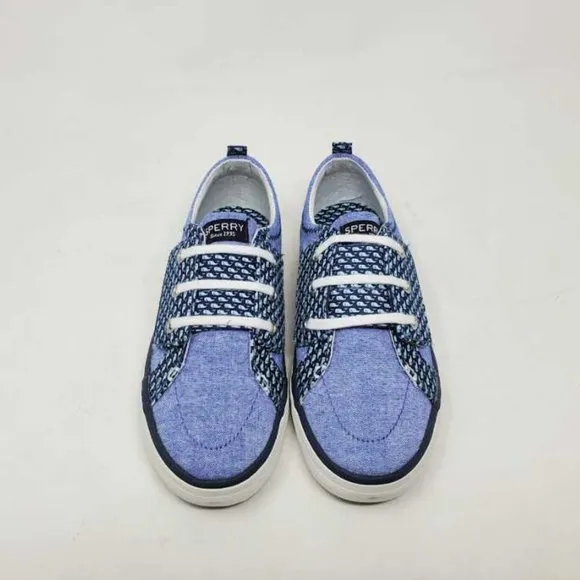 New kids 12 Sperry x Vineyard Vines Crest vibe Jr chambray shoes