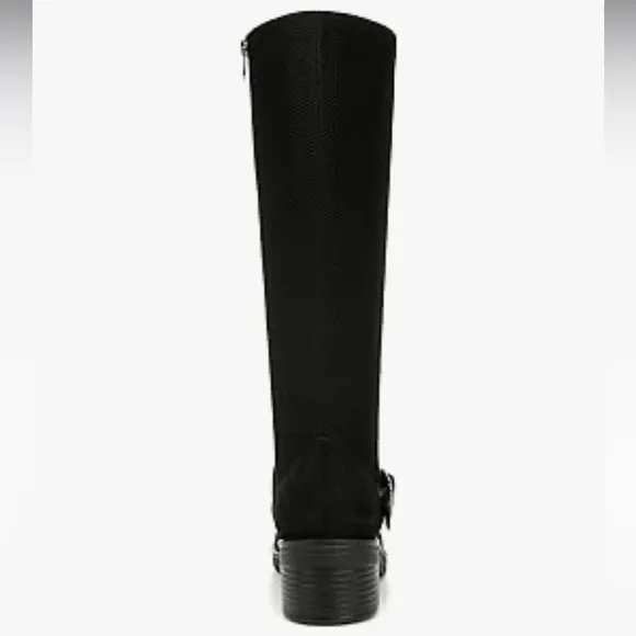 NEW LIFE STRIDE Black Knee-High Boots Suede Look Size 7