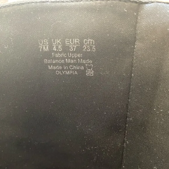 NEW LIFE STRIDE Black Knee-High Boots Suede Look Size 7