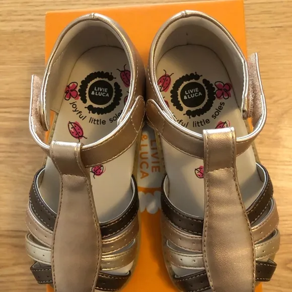 New “Livie &amp; Luca” leather shoes size 9 with box