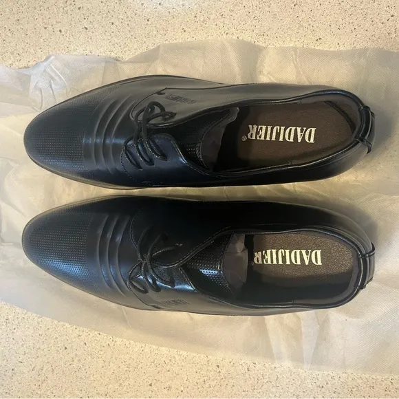 NEW Men’s Elevator Black Oxford Dress Shoes