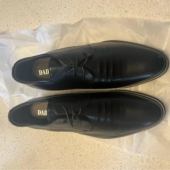 NEW Men’s Elevator Black Oxford Dress Shoes