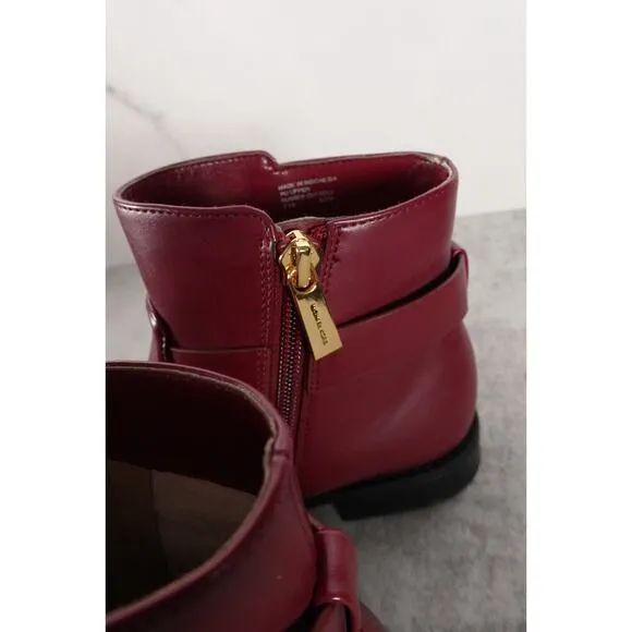 New Michael Kors Carmen Ankle Bootie Boot Shoe Women’s Sz 7.5 Mulberry 1687-19