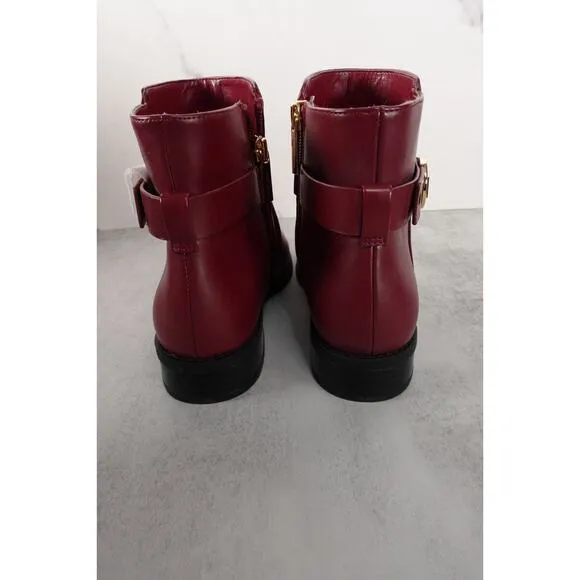 New Michael Kors Carmen Ankle Bootie Boot Shoe Women’s Sz 7.5 Mulberry 1687-19