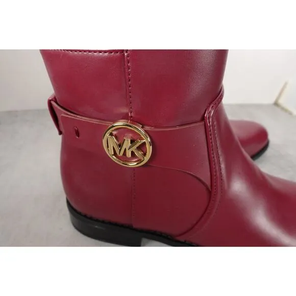 New Michael Kors Carmen Ankle Bootie Boot Shoe Women’s Sz 7.5 Mulberry 1687-19