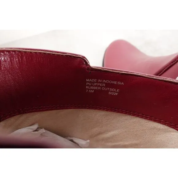 New Michael Kors Carmen Ankle Bootie Boot Shoe Women’s Sz 7.5 Mulberry 1687-19
