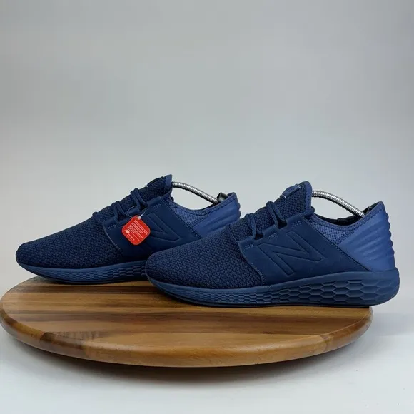 New NIB Mens New Balance Fresh Foam Cruz V2 Blue Running Sneakers Shoes Size 12