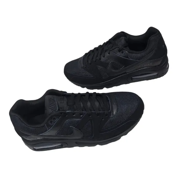 NEW Nike Air Max Command Men’s Size's Running Shoes Triple Black 629993-020 New