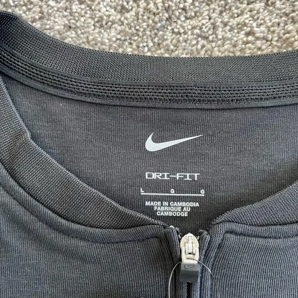 New Nike Dri-Fit Pullover Sweatshirt Jacket Army West Point Black Mens Sizes