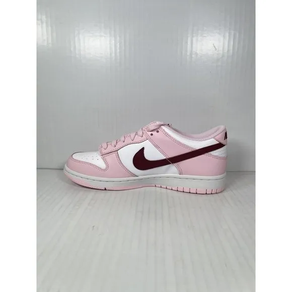 NEW Nike Dunk Low Pink Foam Red White GS CW1590-601