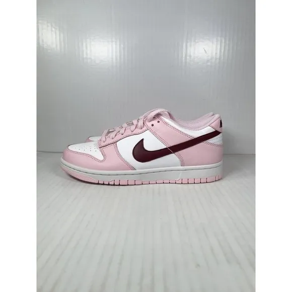 NEW Nike Dunk Low Pink Foam Red White GS CW1590-601
