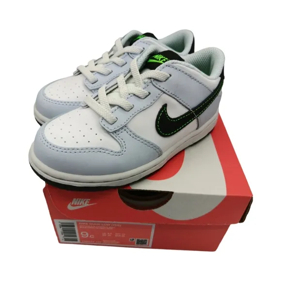 NEW Nike Dunk Low (TDE) Boys Shoes Various Sizes Football Grey