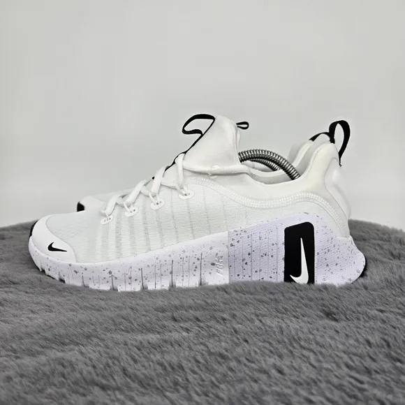 New Nike Free Metcon 6 'White Silver Black' Women's Workout Shoes Size 7