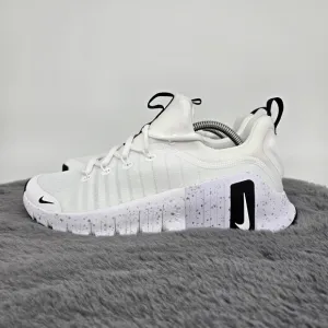 New Nike Free Metcon 6 'White Silver Black' Women's Workout Shoes Size 7