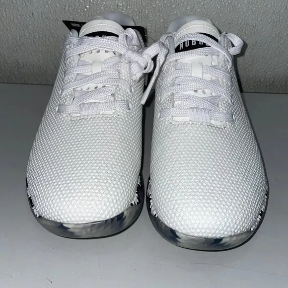 NEW NOBULL Outwork Training Shoes White Graphic M6 / W7.5 CrossFit Sneakers