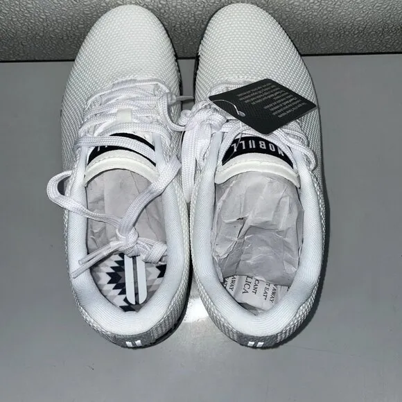 NEW NOBULL Outwork Training Shoes White Graphic M6 / W7.5 CrossFit Sneakers