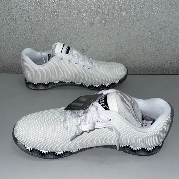 NEW NOBULL Outwork Training Shoes White Graphic M6 / W7.5 CrossFit Sneakers