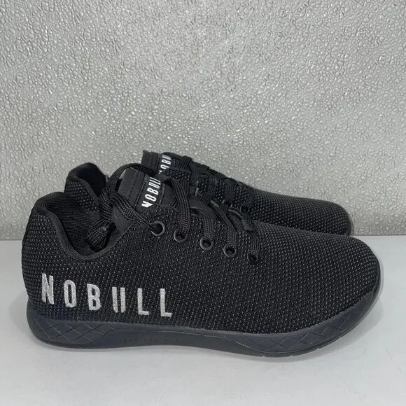 NEW NOBULL ST Trainer Low Training Shoes Black Size M5.5 / W7 New Without Box