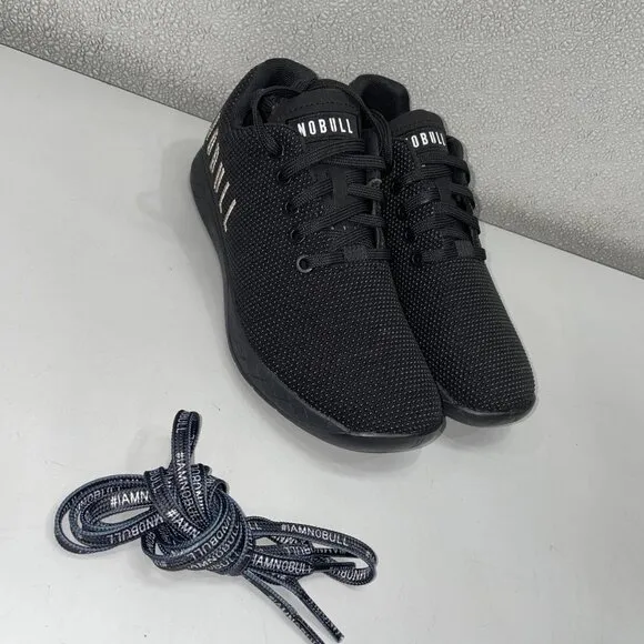 NEW NOBULL ST Trainer Low Training Shoes Black Size M5.5 / W7 New Without Box
