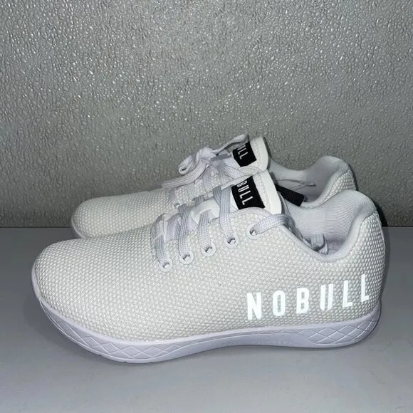 NEW NOBULL ST Trainer Low Unisex Training Shoes White Size M5.5 / W7