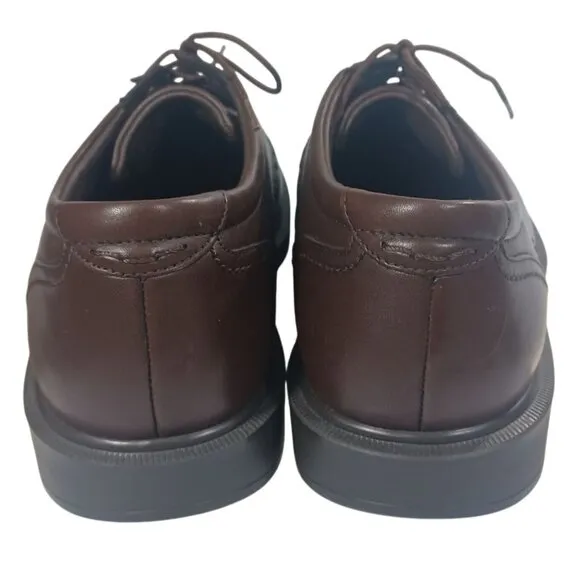 NEW NWOB SAS Ambassador Men's Brown  Lace Up Leather Oxford Size 8.5 WW
