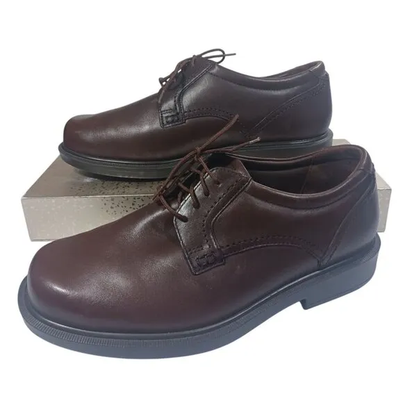 NEW NWOB SAS Ambassador Men's Brown  Lace Up Leather Oxford Size 8.5 WW