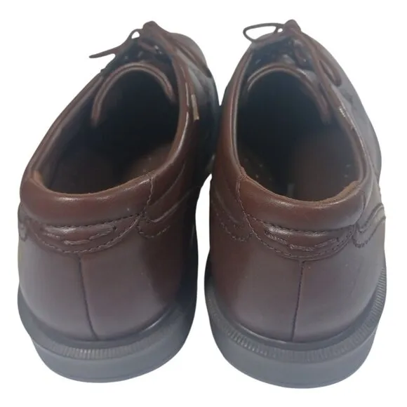 NEW NWOB SAS Ambassador Men's Brown  Lace Up Leather Oxford Size 8.5 WW
