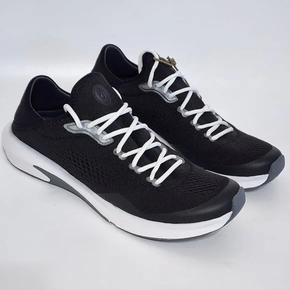 NEW Olukai KAHOLO Sneaker Black Tennis Shoes Womens 10