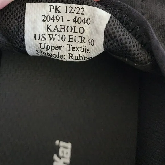NEW Olukai KAHOLO Sneaker Black Tennis Shoes Womens 10