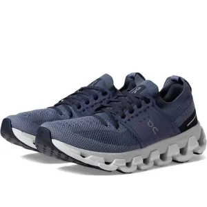 NEW ON RUNNING women's cloudswift 3 running shoes in metal/white