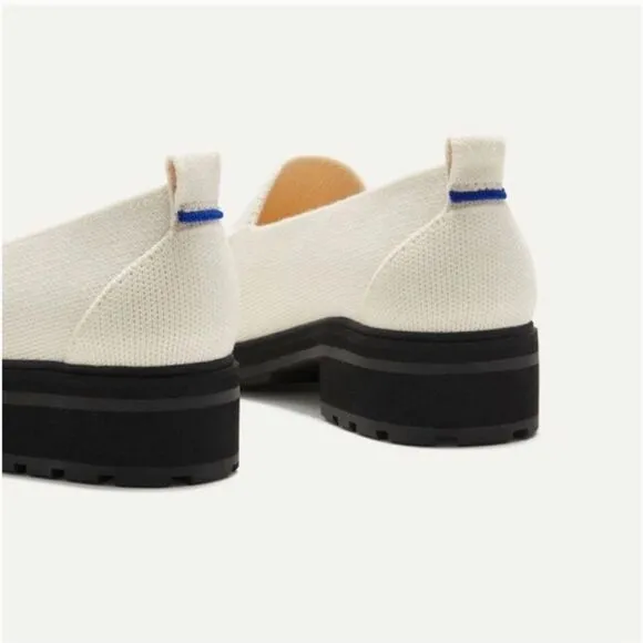 NEW Rothy's Shoes | Rothy's The Lug Loafer in Ivory Merino Wool Size 9