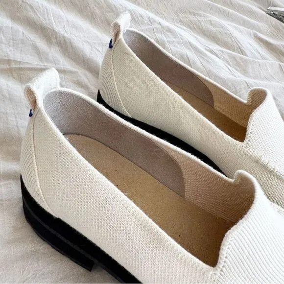 NEW Rothy's Shoes | Rothy's The Lug Loafer in Ivory Merino Wool Size 9
