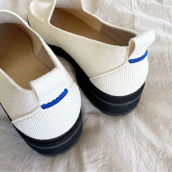 NEW Rothy's Shoes | Rothy's The Lug Loafer in Ivory Merino Wool Size 9