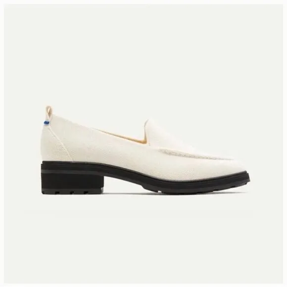 NEW Rothy's Shoes | Rothy's The Lug Loafer in Ivory Merino Wool Size 9