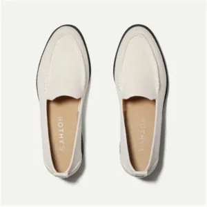 NEW Rothy's Shoes | Rothy's The Lug Loafer in Ivory Merino Wool Size 9